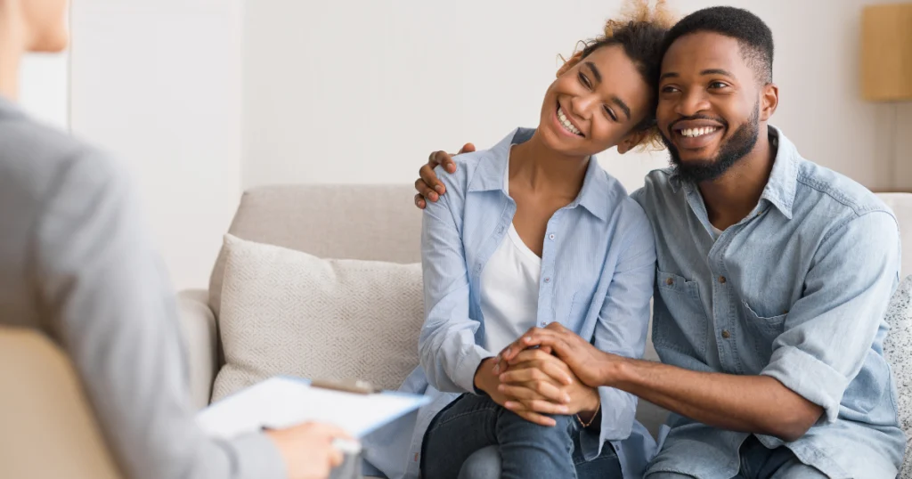 Couple In Marriage Counseling at LEAPS