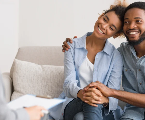 Couple In Marriage Counseling at LEAPS