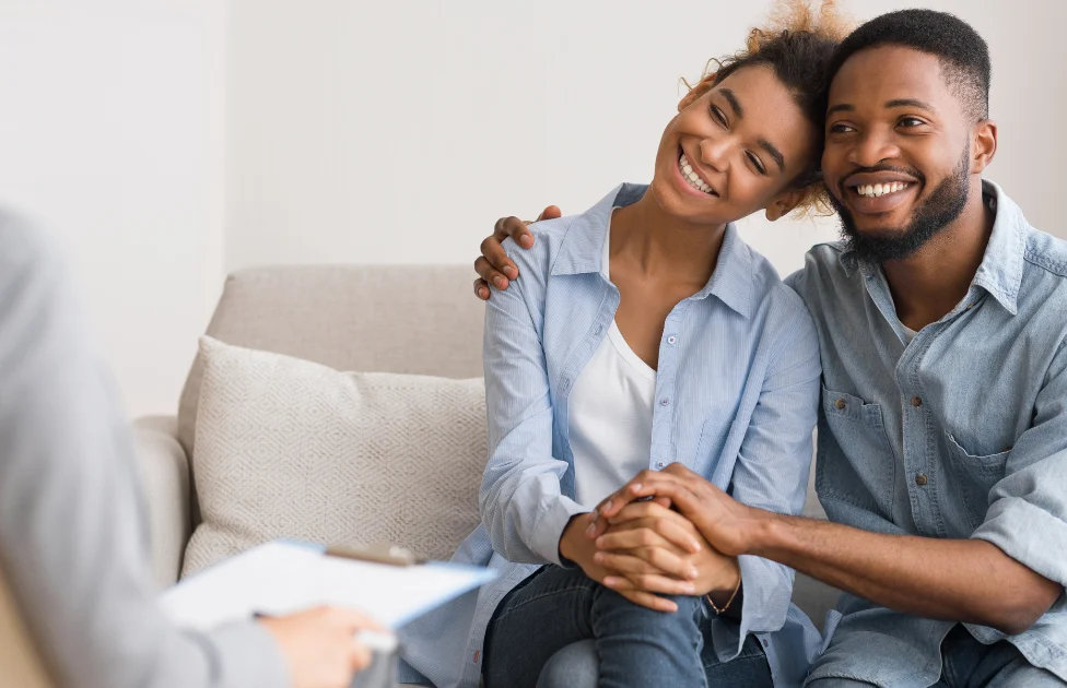 Couple In Marriage Counseling at LEAPS