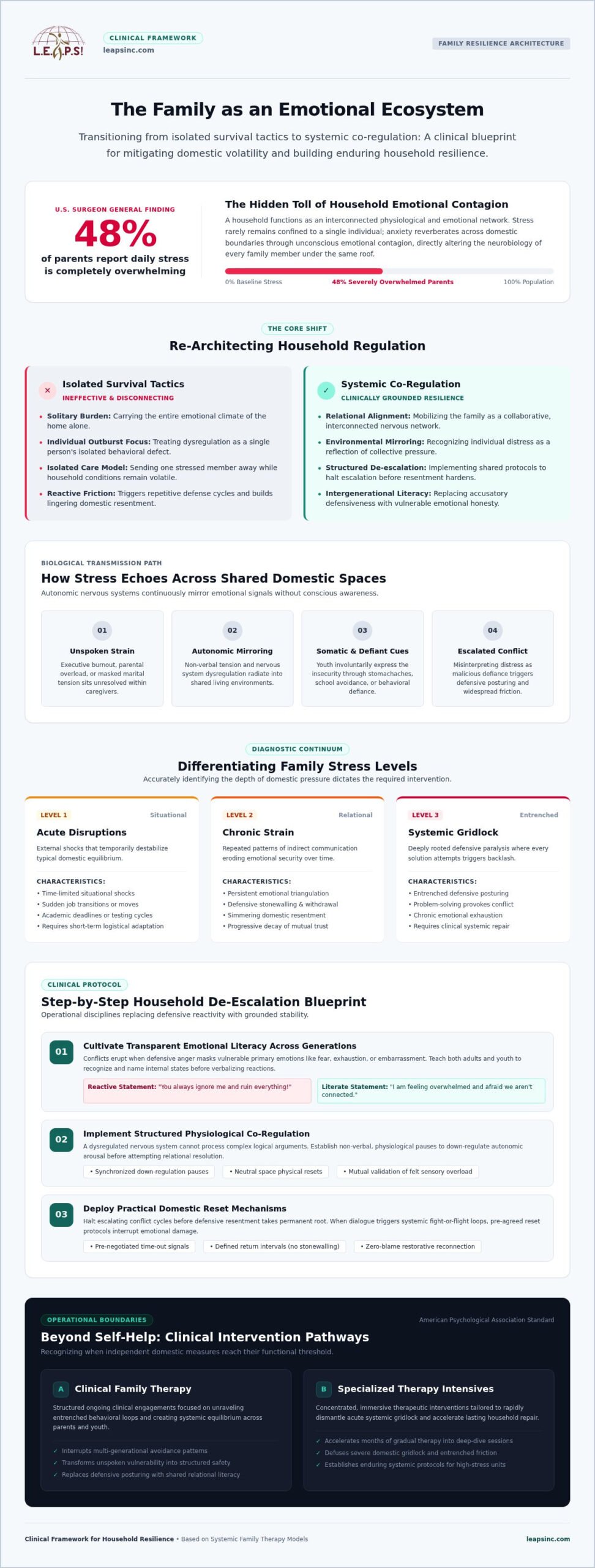 Emotional Coping Strategies for the Family: Building Systemic Resilience